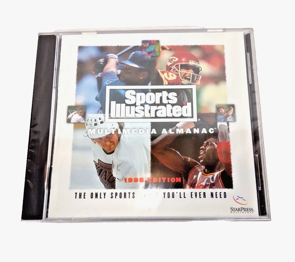 Sealed Vintage Sports Illustrated Multimedia Almanac 1995 Edition PC Game Star